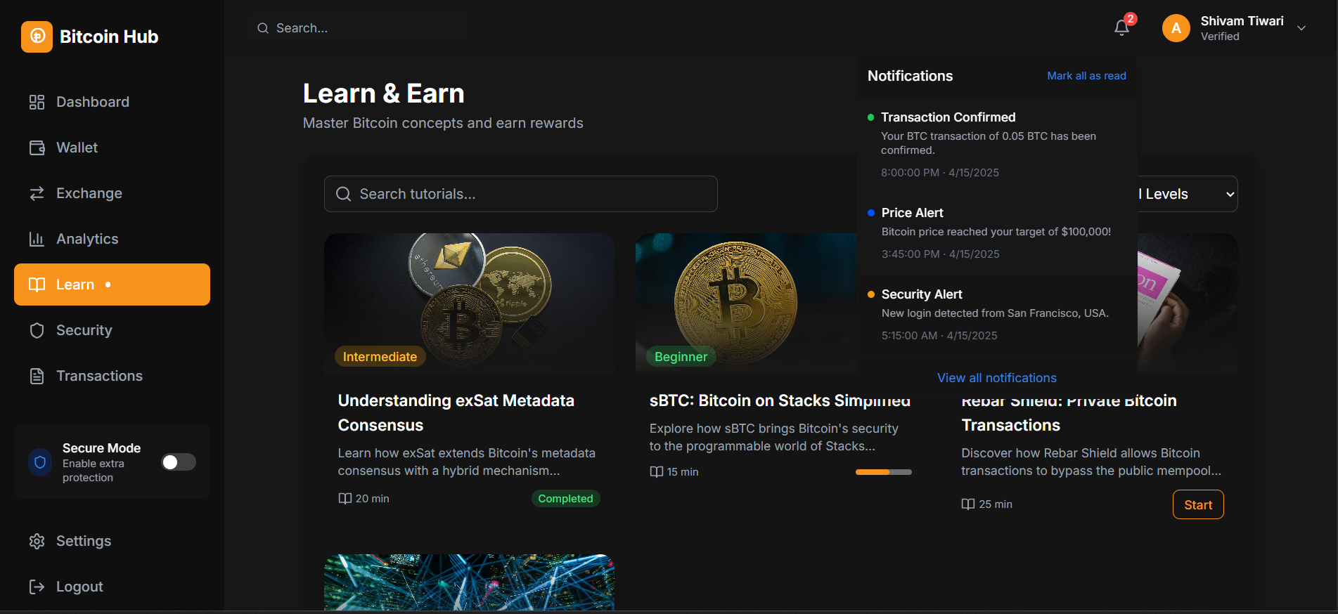 Bitcoin Hub Snapshot 5