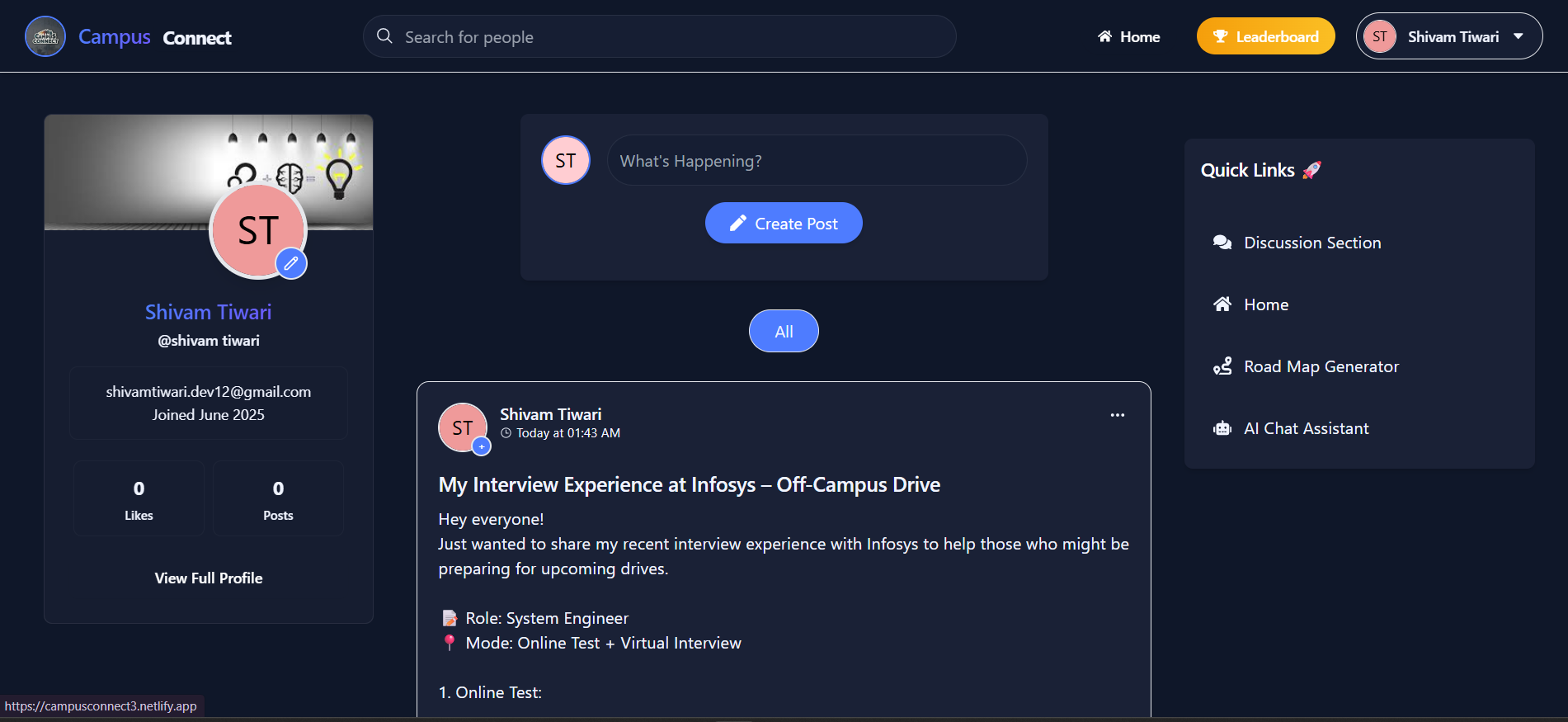 Campus Connect Snapshot 1