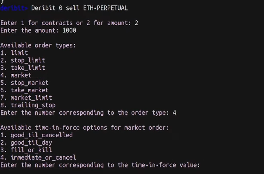Deribit Trading System Snapshot 3