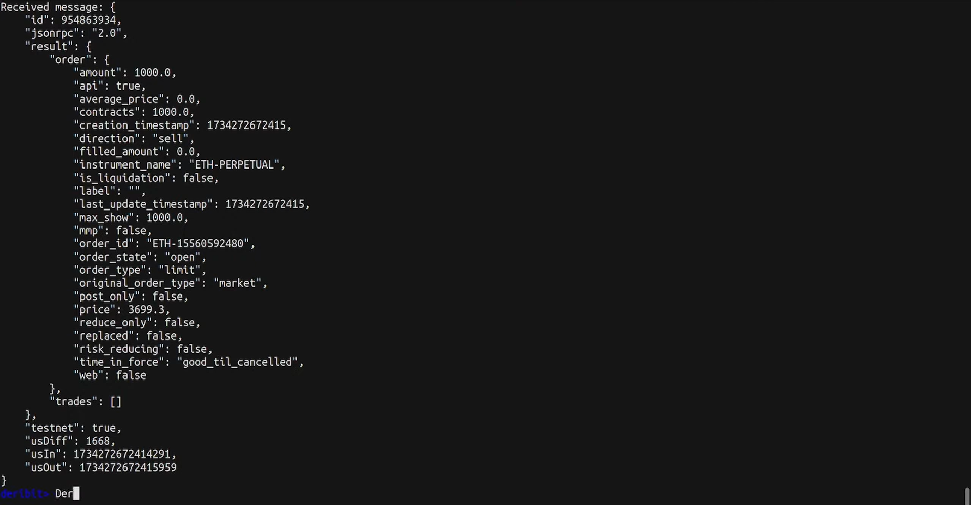Deribit Trading System Snapshot 4